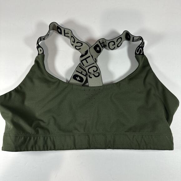 Figs Sports Bra Lot of 3 Large 2 green 1 Black Performance Underscrub Wireless - Picture 2 of 14